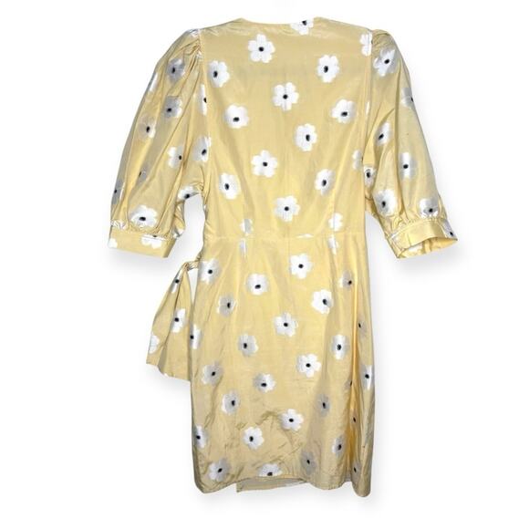 Samsoe Samsoe Celestina Floral Short Sleeve Cotton & Silk blend Dress size MED - Picture 12 of 12